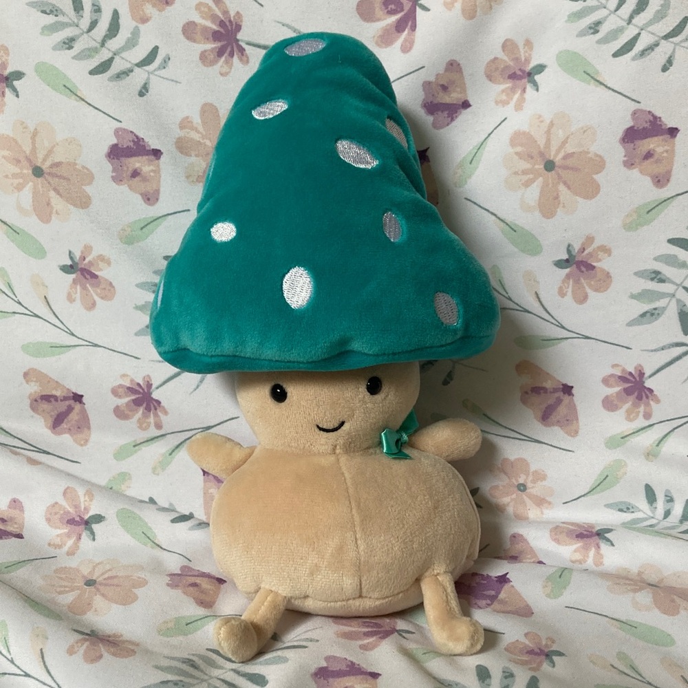Jellycat - Fun-Guy Bertie Mushroom Plush Stuffed 9”